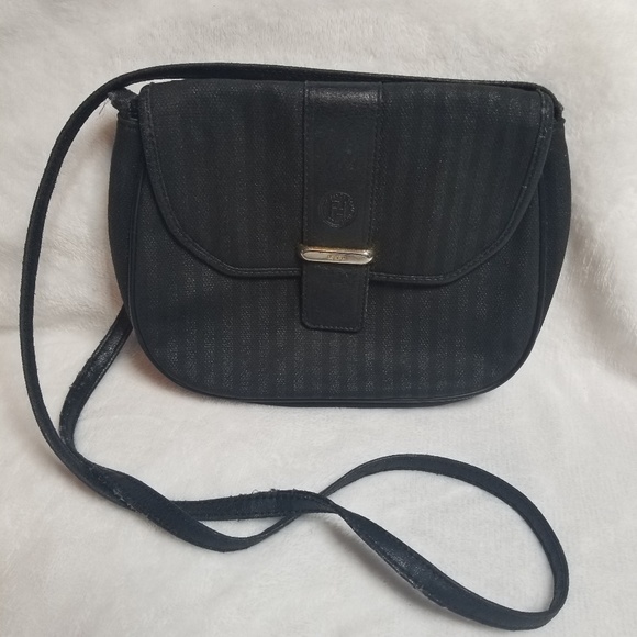 Fendi Handbags - Vintage Fendi | Black Round Crossbody Purse
